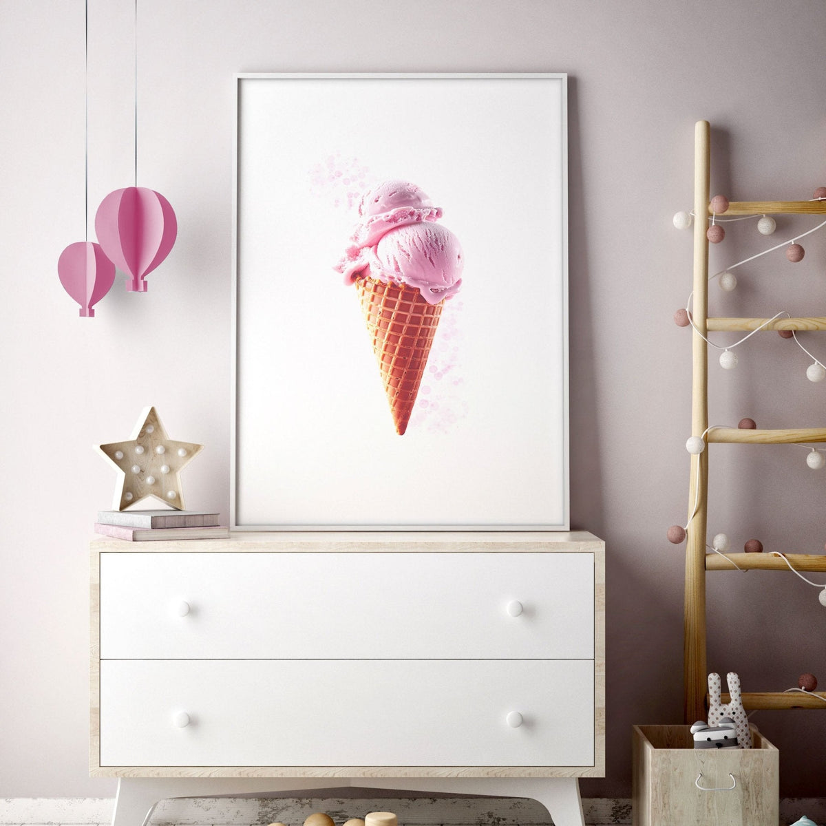 Wall Art Cool For Girls | Set of 3 Pop Wall art Prints