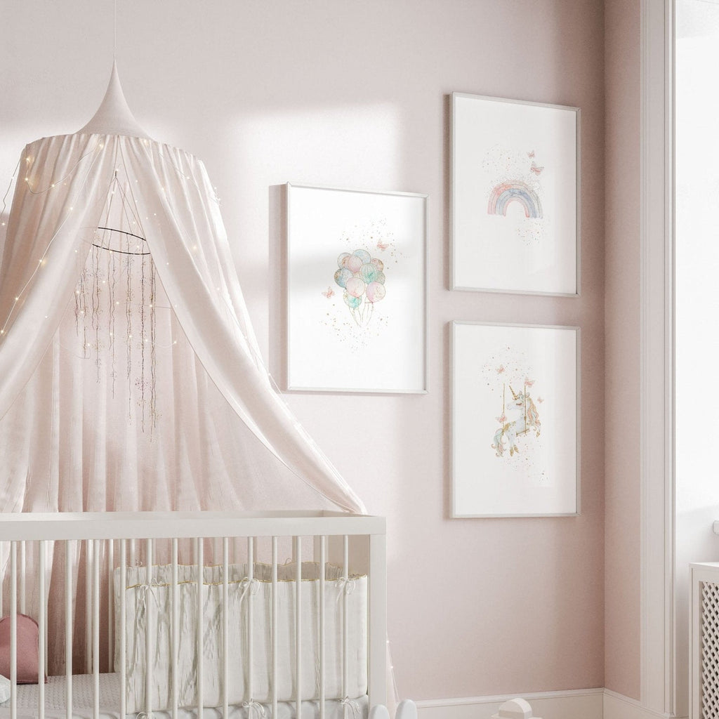 Wall Art For A Nursery | Set of 3 wall art prints