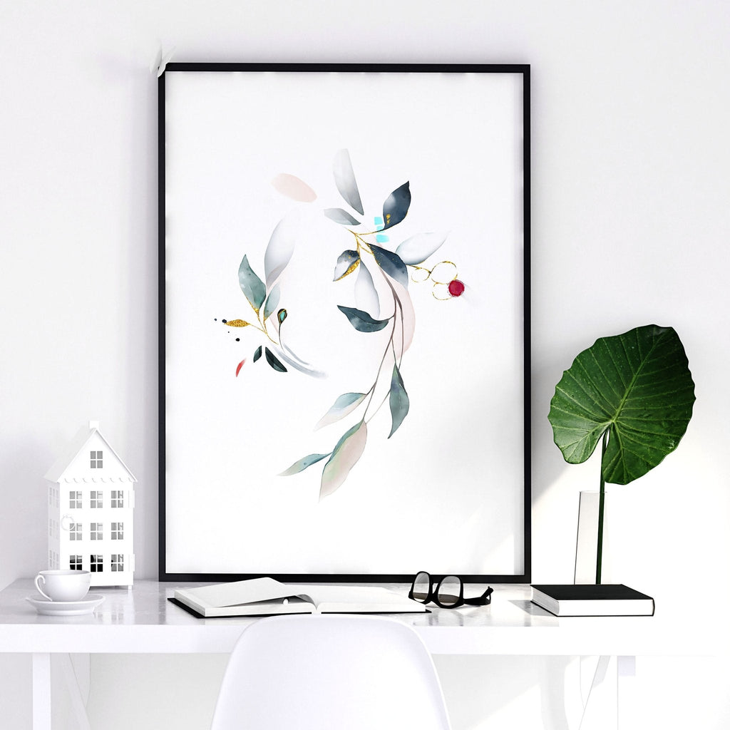 Relaxing bedroom wall art | set of 3 framed art prints