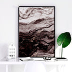 Wall print living room | set of 3 Marble prints