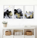 Prints For Living Room | set of 3 wall art prints