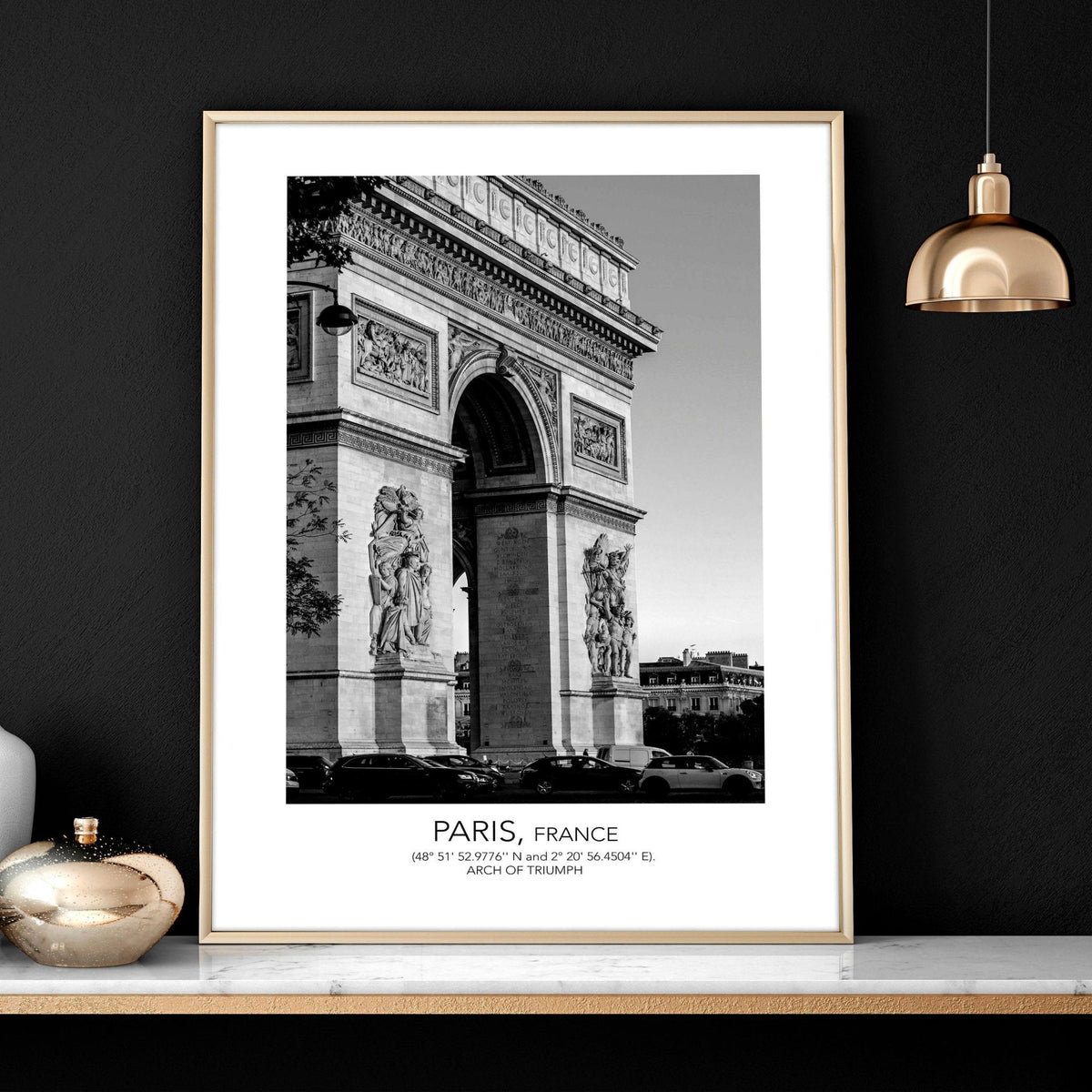 Wall art of Paris | set of 3 framed wall art prints