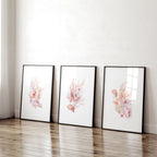 Wall Art Sea | Set of 3 Seashells Wall art Prints