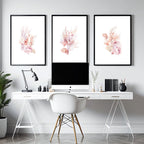 Wall Art Sea | Set of 3 Seashells Wall art Prints