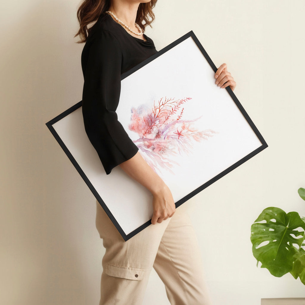 Wall Art Sea | Set of 3 Seashells Wall art Prints