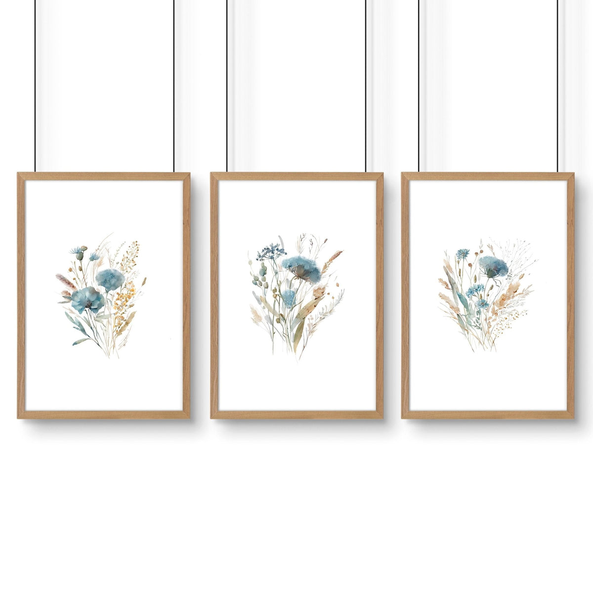 Wall Art Sets | Set of 3 Botanical Wall art Prints