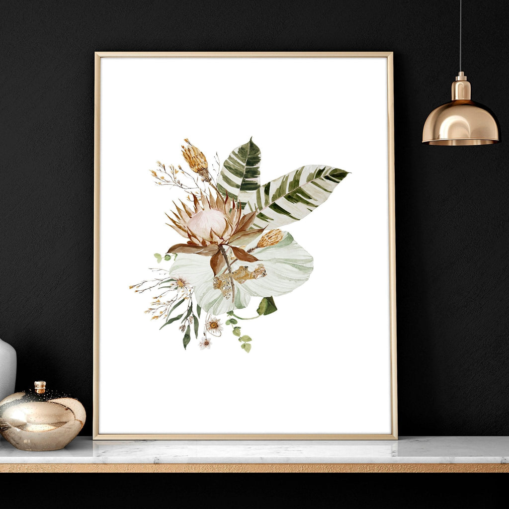 Bedroom Pictures for Wall – Set of 3 Boho Prints