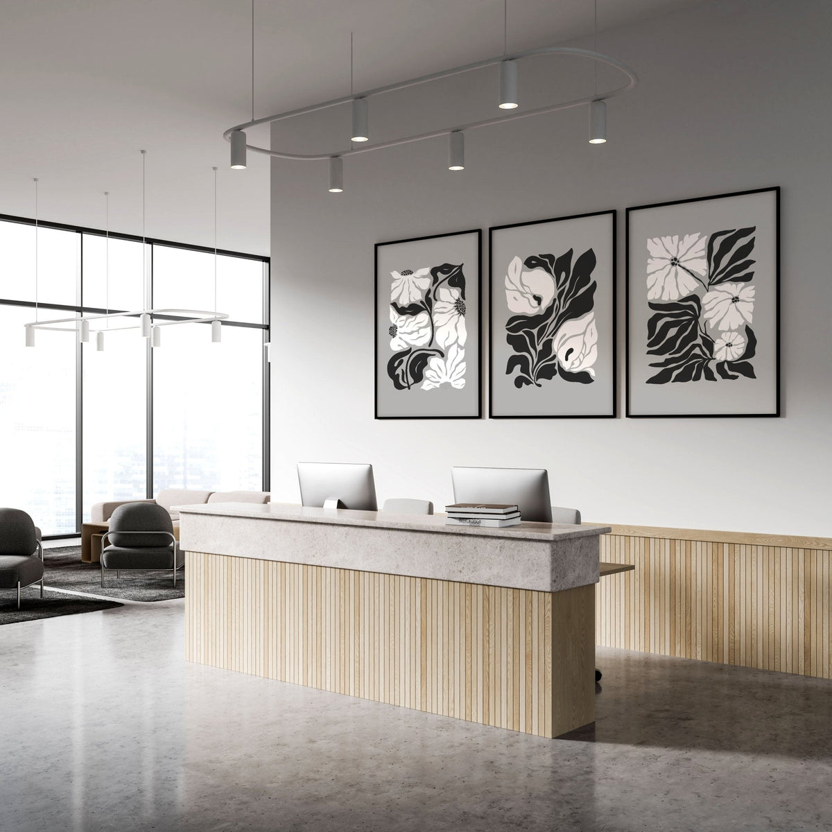 Wall Decoration Large | Set of 3 Botanical Wall art Prints