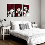 Wall Hangings For Bedroom | Set of 3 Women Art Prints