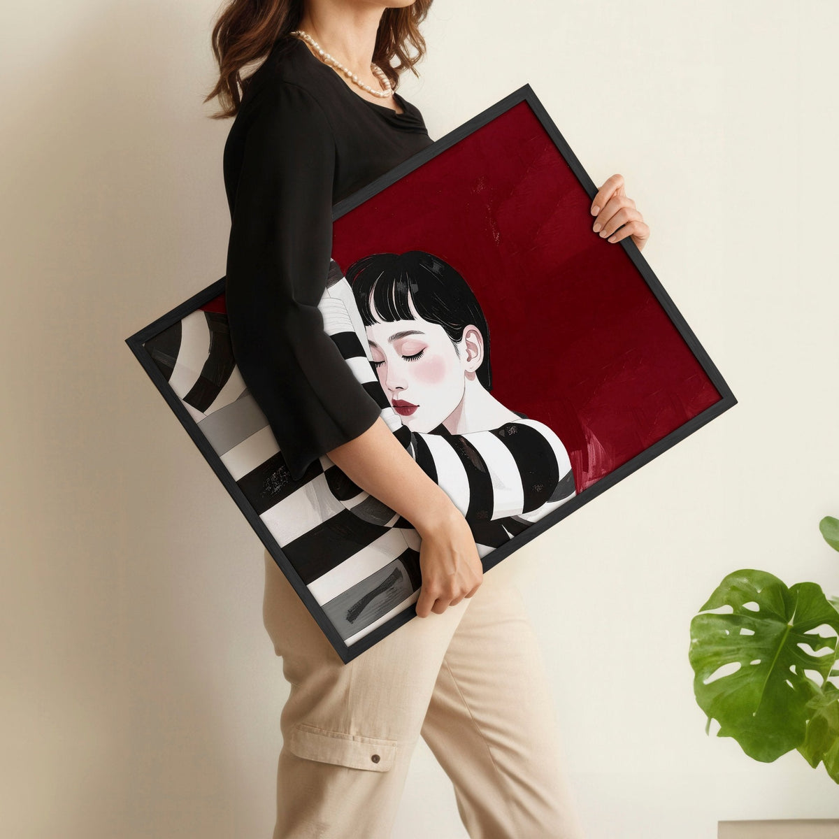 Wall Hangings For Bedroom | Set of 3 Women Art Prints