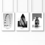 Wall Pictures for Living Room | London Art Set of 3