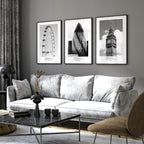 Wall Pictures for Living Room | London Art Set of 3