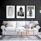 Wall Pictures for Living Room | London Art Set of 3