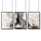 Wall picture set for office | set of 3 Scandinavian wall art prints