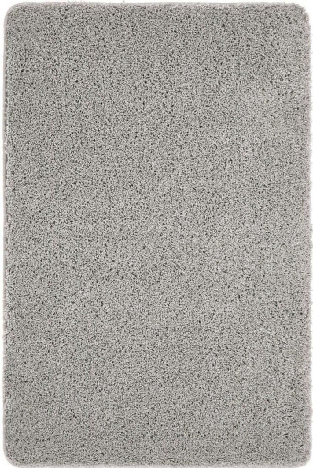 Washable Ghost Grey Shaggy Rug - MOOAZAA