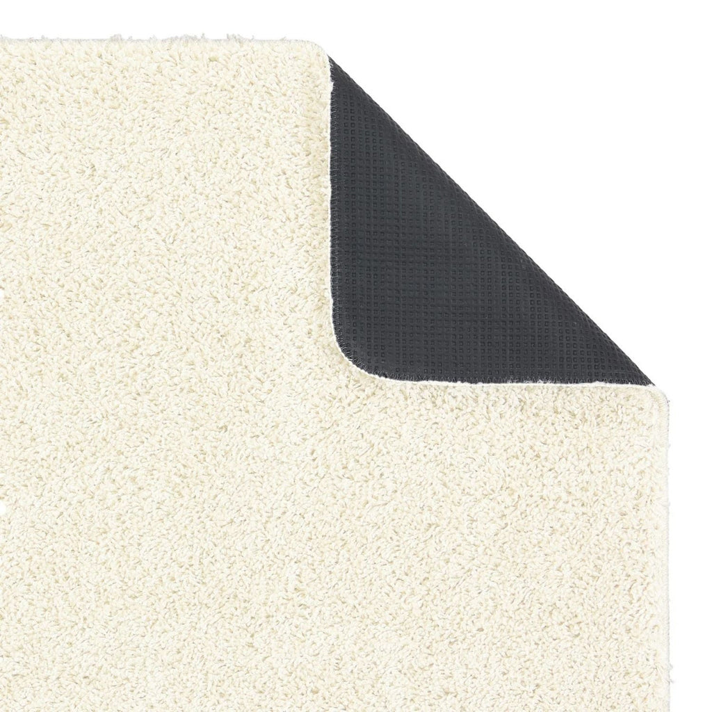 Washable Ghost Ivory Shaggy Rug - MOOAZAA