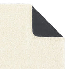 Washable Ghost Ivory Shaggy Rug - MOOAZAA