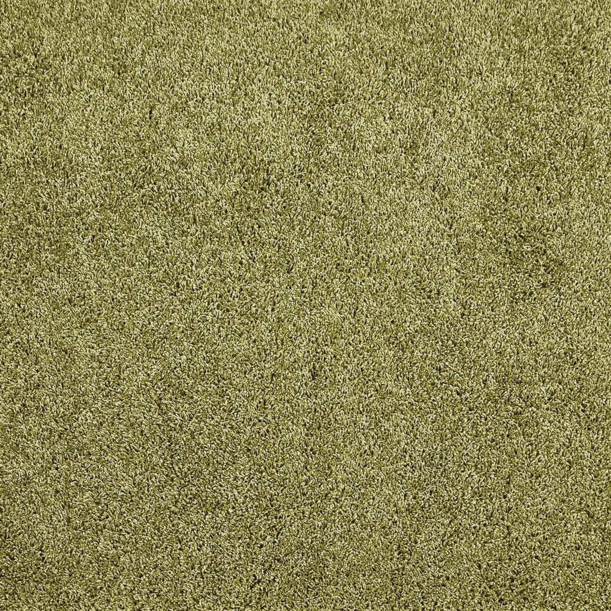 Washable Olive Green Shaggy Rug - MOOAZAA