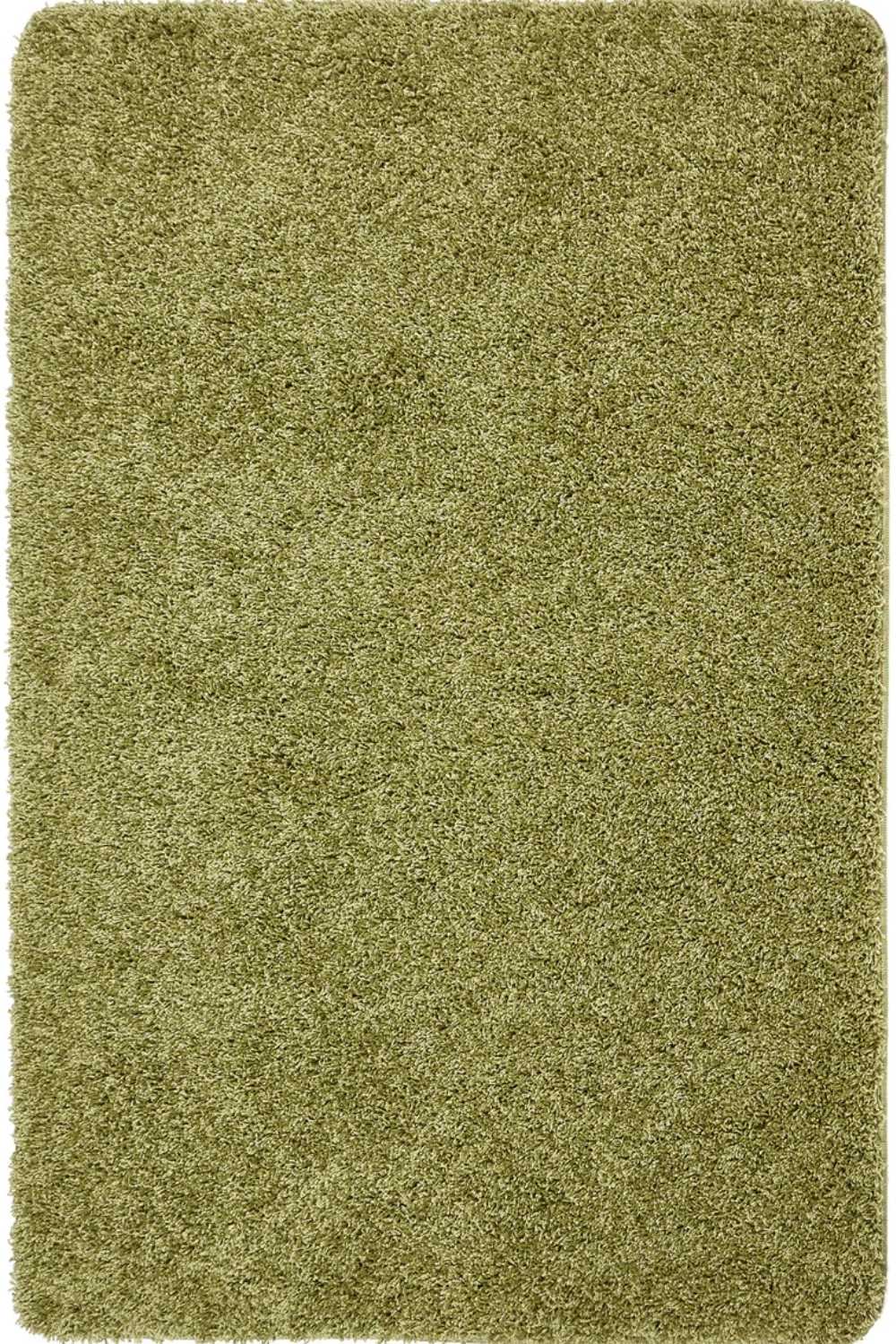 Washable Olive Green Shaggy Rug - MOOAZAA
