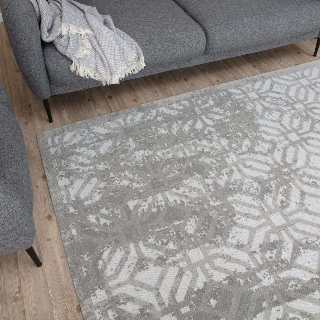 Washable Rug Carina Grey | 6932 - MOOAZAA