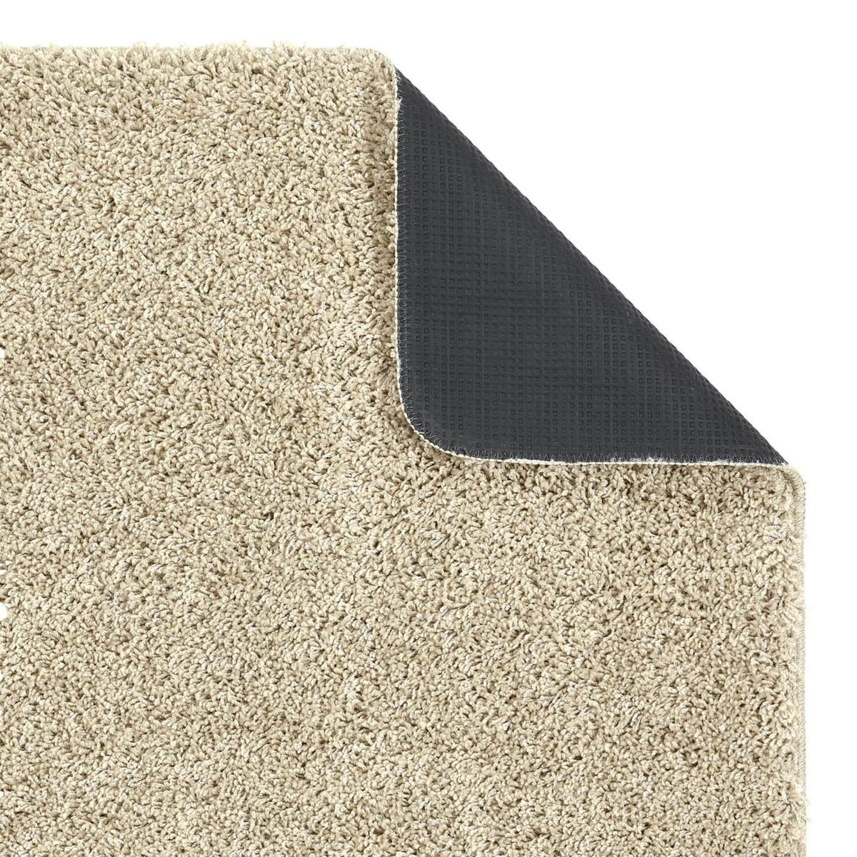 Washable Stone Shaggy Rug - MOOAZAA