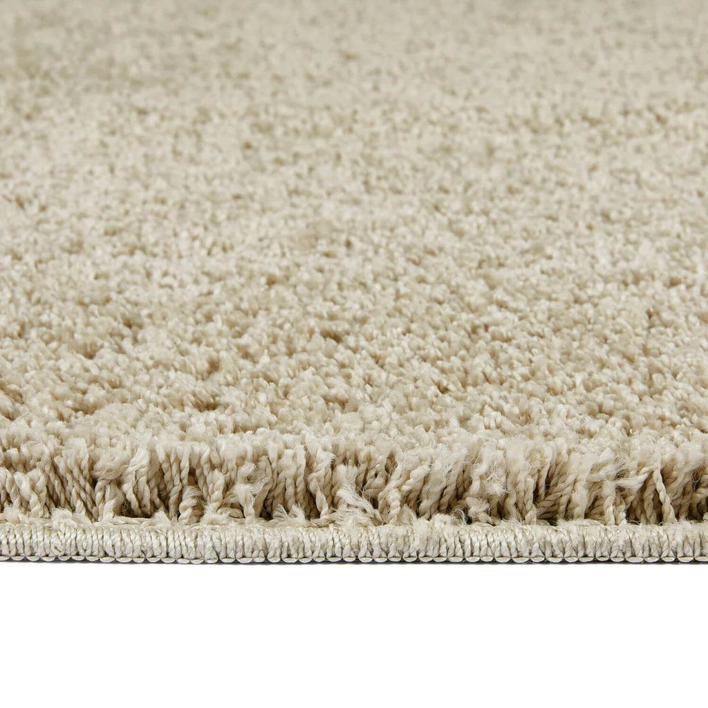 Washable Stone Shaggy Rug - MOOAZAA