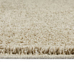 Washable Stone Shaggy Rug - MOOAZAA
