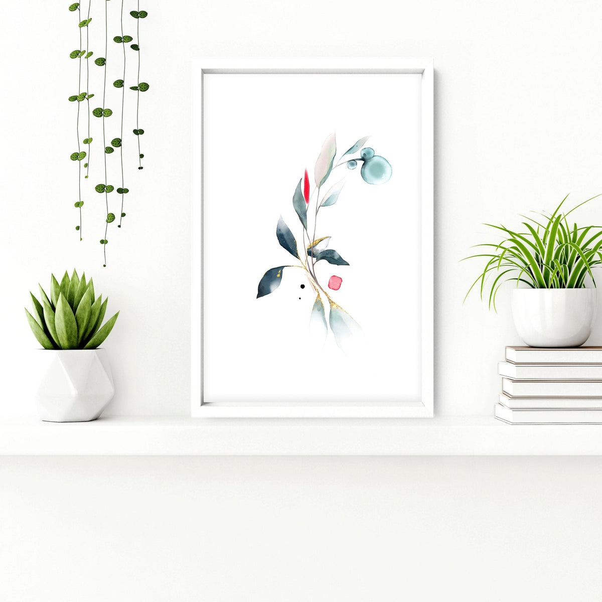Bathroom Prints Set of 3 | Botanical Wall Art UK