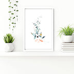 Bathroom Prints Set of 3 | Botanical Wall Art UK