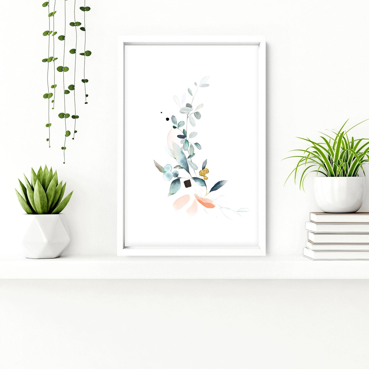 Bathroom Prints Set of 3 | Botanical Wall Art UK