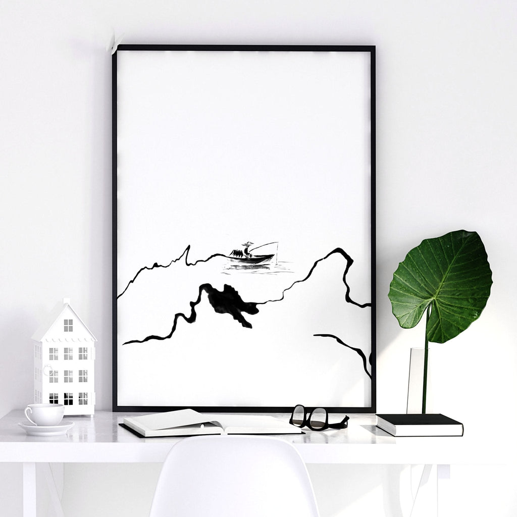 Black and White Prints Set of 3 | Wall Art Prints