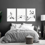 Black and White Prints Set of 3 | Wall Art Prints