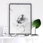 Wall arts black and white | set of 3 framed wall art prints