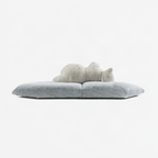 White Bear Cozy Sofa, Four Seater Sofa, Corduroy - MOOAZAA