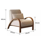 Woody Chair, Lambskin Sofa Chair