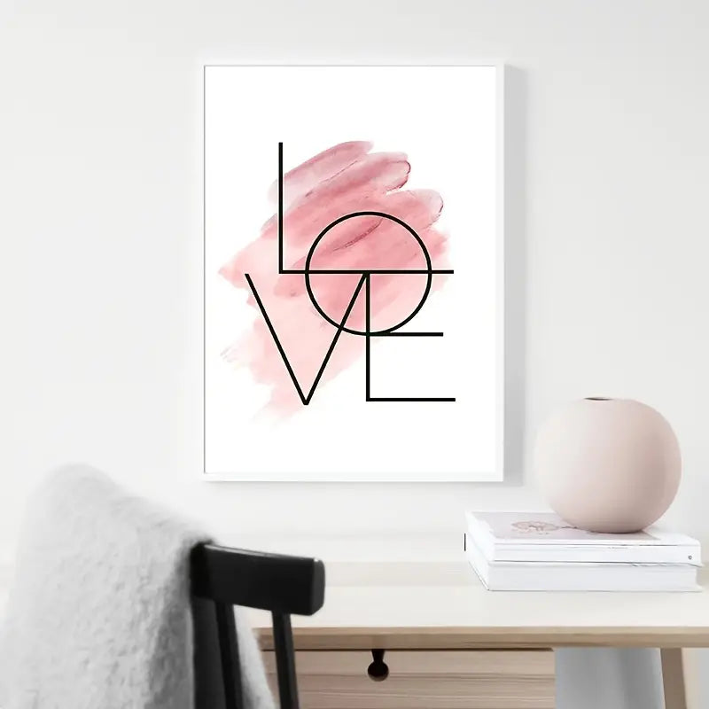3-Piece Nordic Minimalist Poster Wall Art – Love & Feather Prints