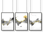 Office walls decor | set of 3 framed wall art