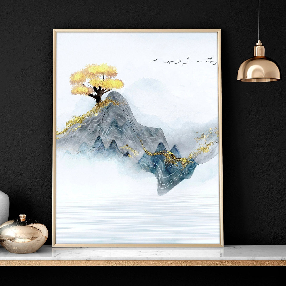 Wall decor for home office | set of 3 wall art